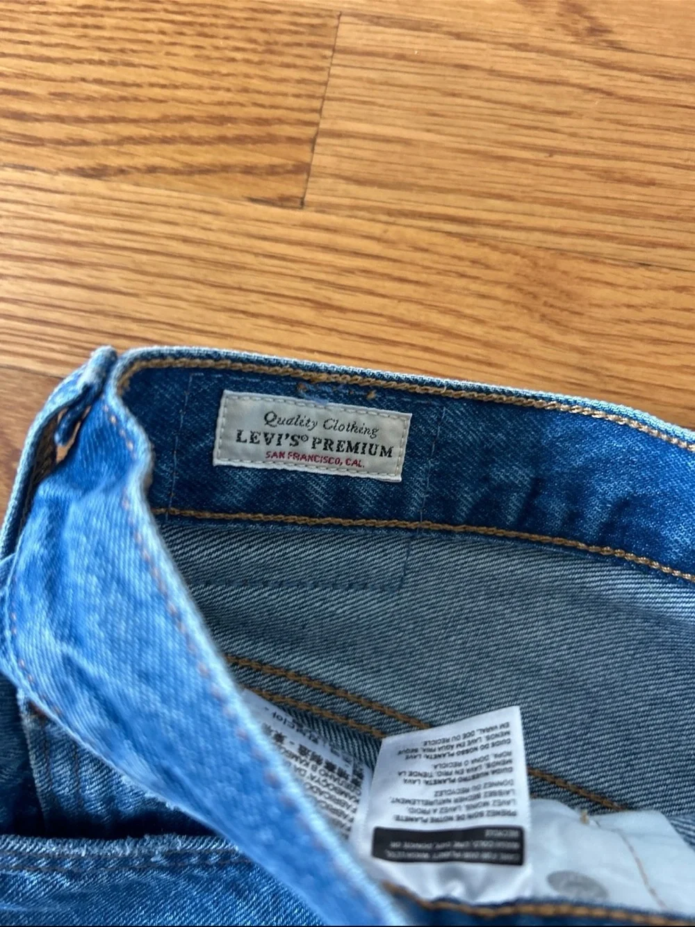 Levi’s 501 premium cutoff denim jean shorts